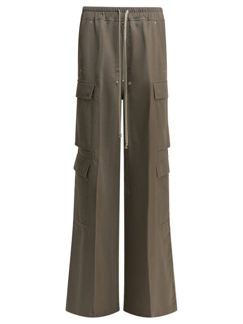 Rick Owens Rick Owens Belas Cargo Pants Grey Women - World Class Fashion