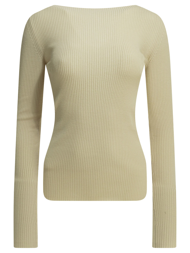 Rick Owens Rick Owens Al Boat Sweater Beige Women - World Class Fashion