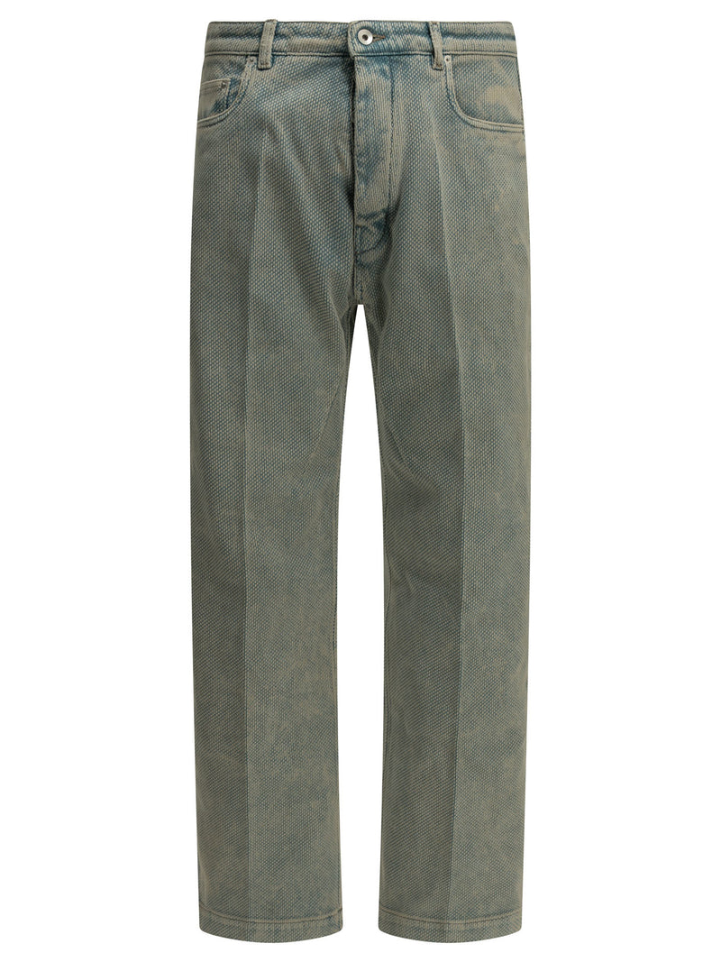 Rick Owens Rick Owens Geth Wide-leg Jeans Light Blue - World Class Fashion