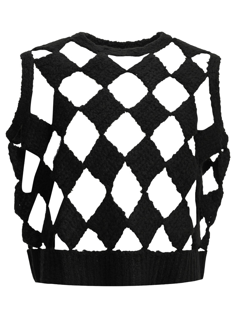 Rick Owens Rick Owens Sarutanya Vest Black - World Class Fashion