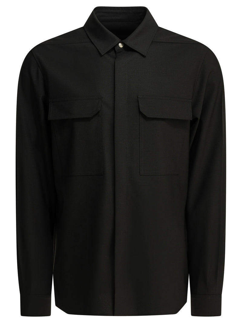 Rick Owens Rick Owens Outershirt Casual Shirt - World Class Fashion