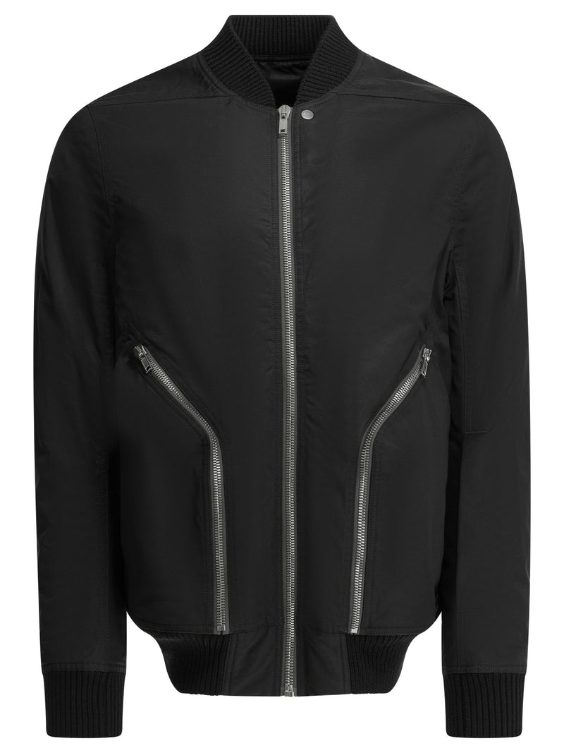 Rick Owens Rick Owens Heizer Bomber Jacket Black - World Class Fashion
