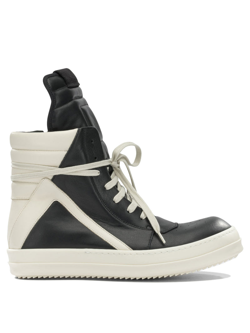 Rick Owens Rick Owens Geobasket High Top Sneakers - World Class Fashion