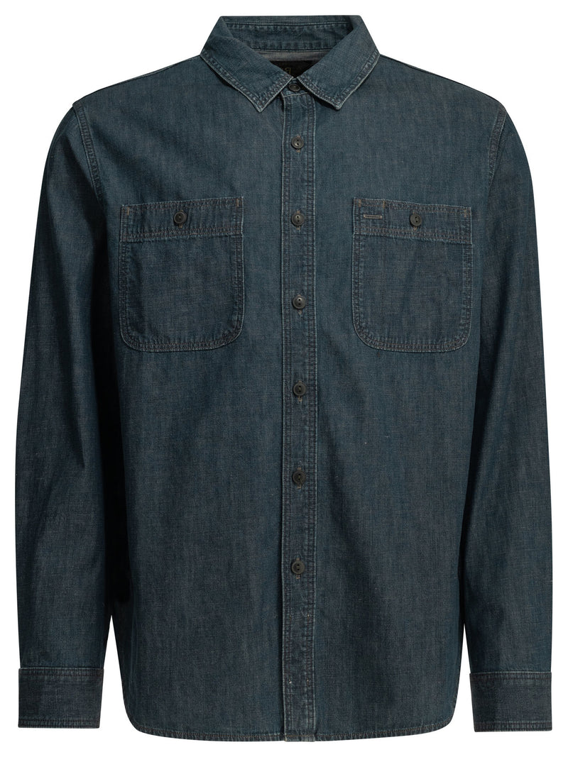Rrl By Ralph Lauren Rrl By Ralph Lauren Denim Shirt Blue Men - World Class Fashion