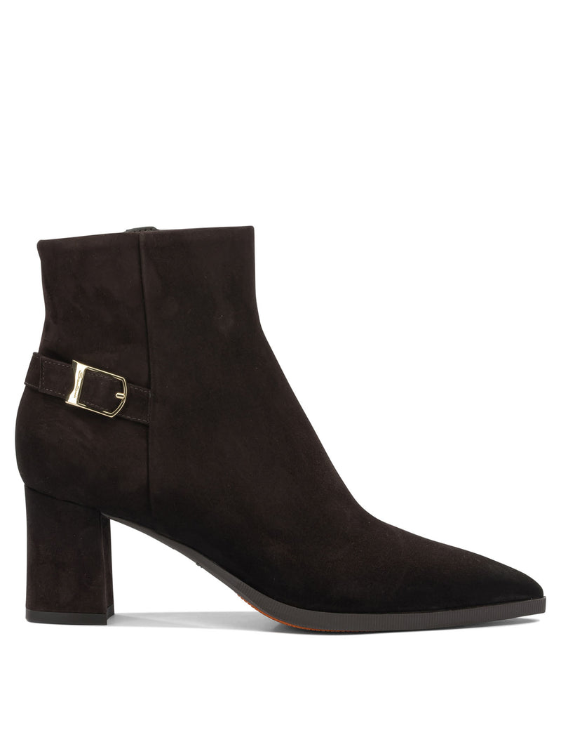 Santoni Botines Santoni Elly 65 con cremallera marrones - World Class Fashion