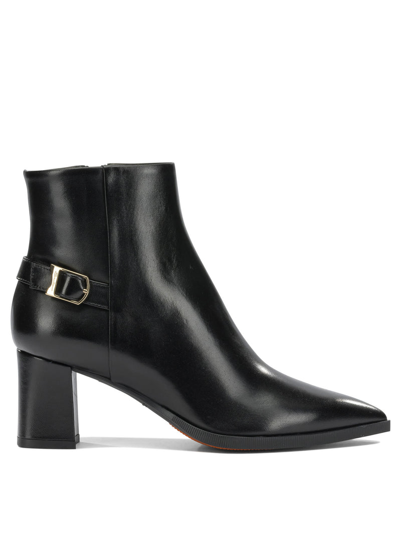 Santoni Botines Santoni Elly de 65 mm con cremallera negros - World Class Fashion
