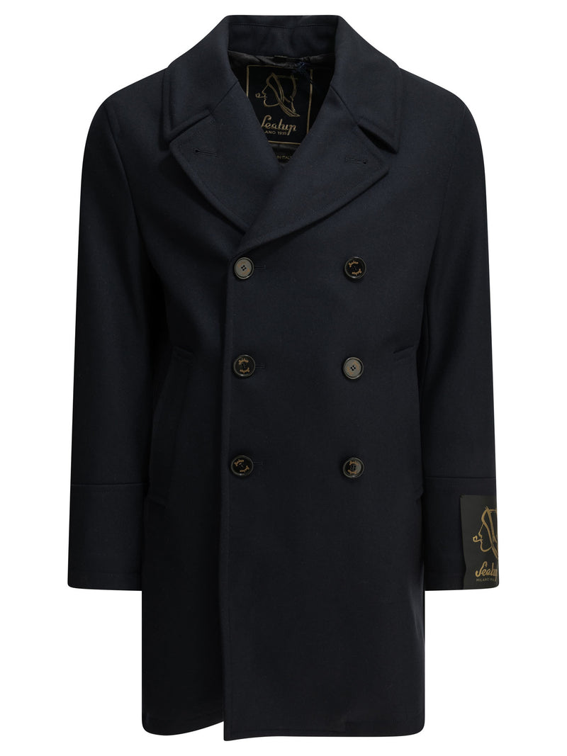 Sealup Sealup Virgin Wool Jacket Blue Men - World Class Fashion