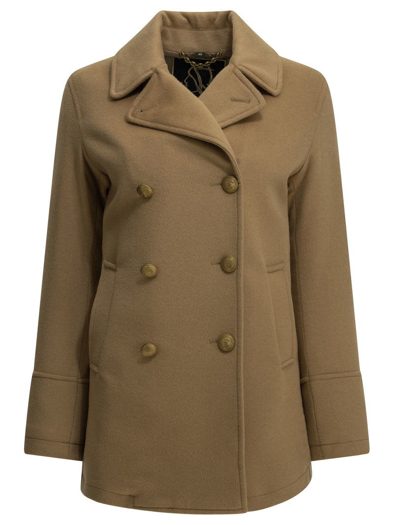 Sealup Sealup Camel Hair Jacket Beige Women - World Class Fashion