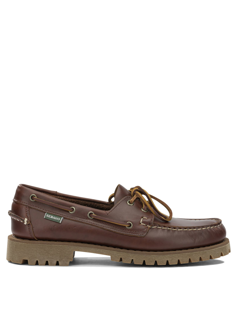 Sebago Sebago Ranger Waxy Lace-up Loafers Brown - World Class Fashion