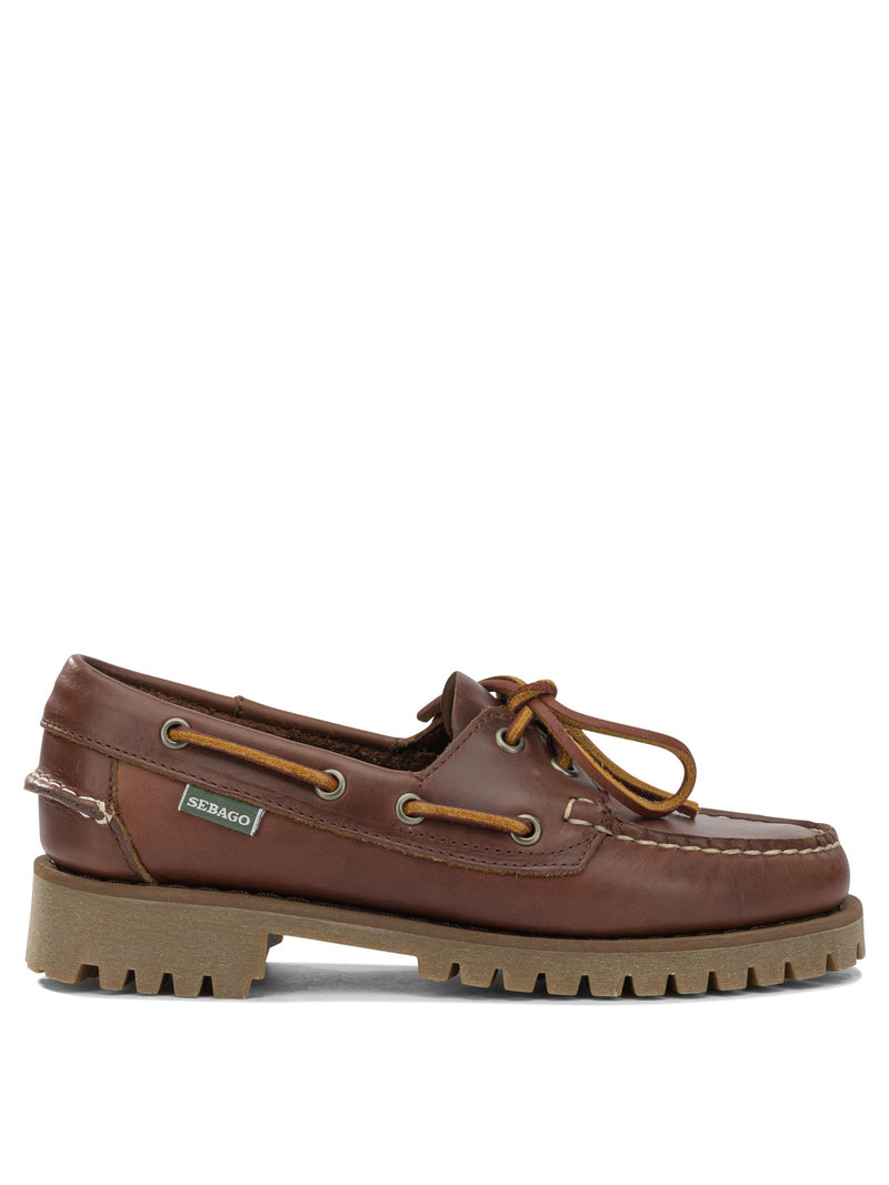 Sebago Sebago Ranger Waxy Lace-up Loafers Brown - World Class Fashion