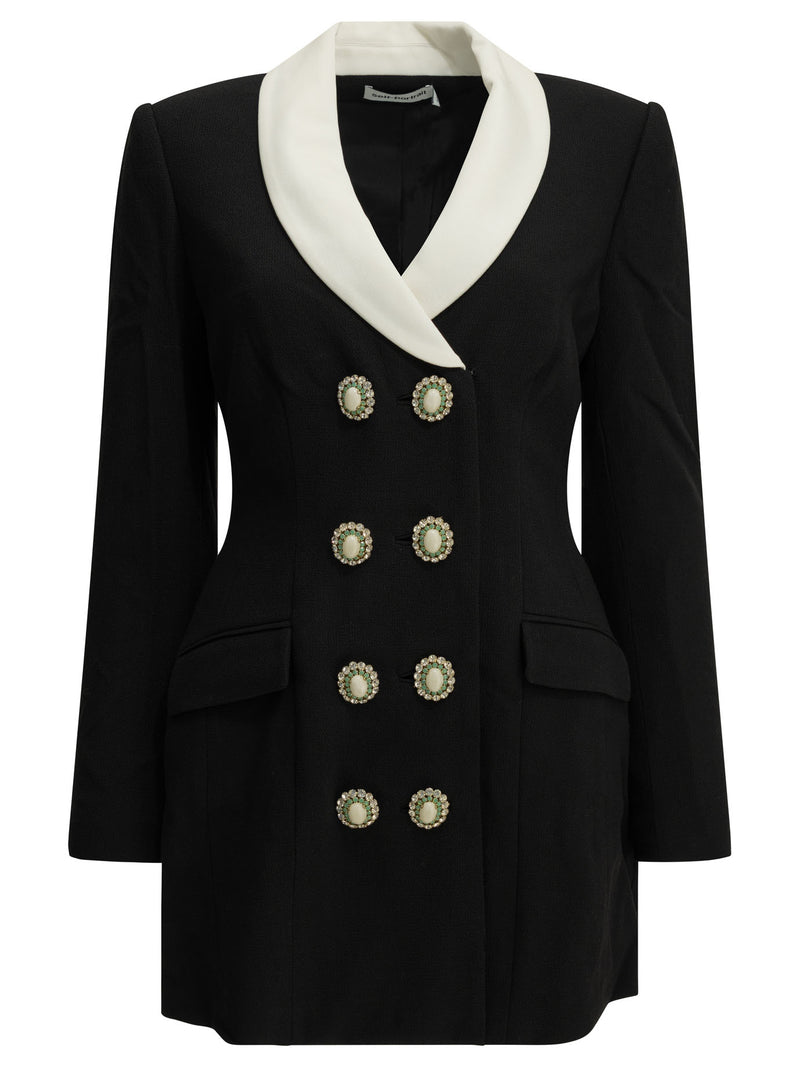 Self-portrait Self-portrait Short Blazer Dress Black Women - World Class Fashion