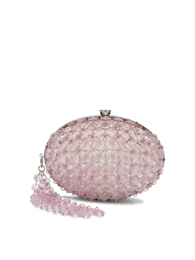 Self-portrait Bolso de mano "Self-portrait" con cristales, rosa - World Class Fashion