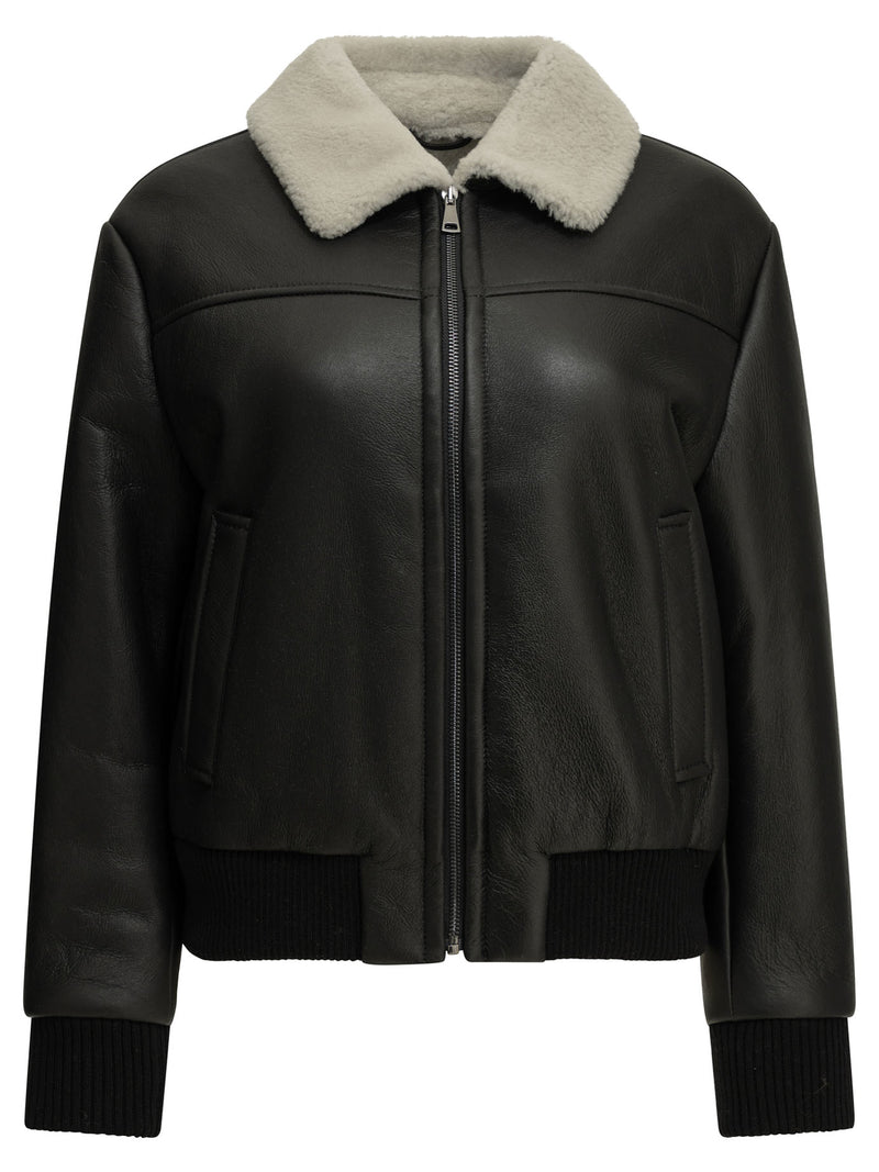 Semper Semper Shearling Jacket Black Women - World Class Fashion