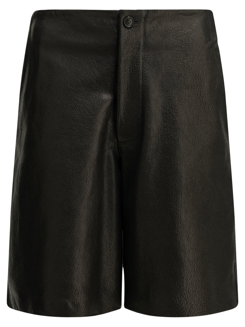 Semper Semper Formal Leather Shorts Black Women - World Class Fashion
