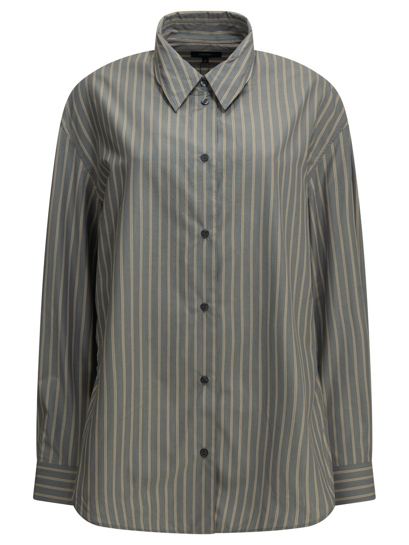 Soeur Soeur Casual Striped Shirt Grey Women - World Class Fashion