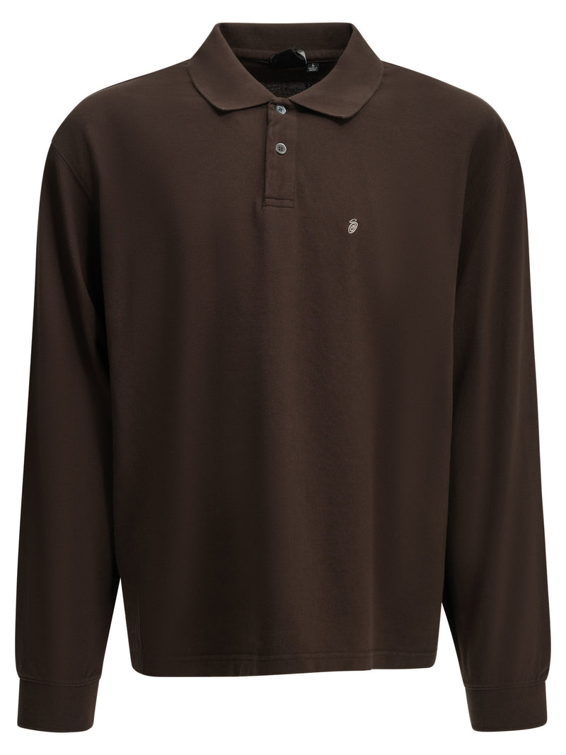 Stüssy Stüssy Men Polo Shirt Brown - World Class Fashion