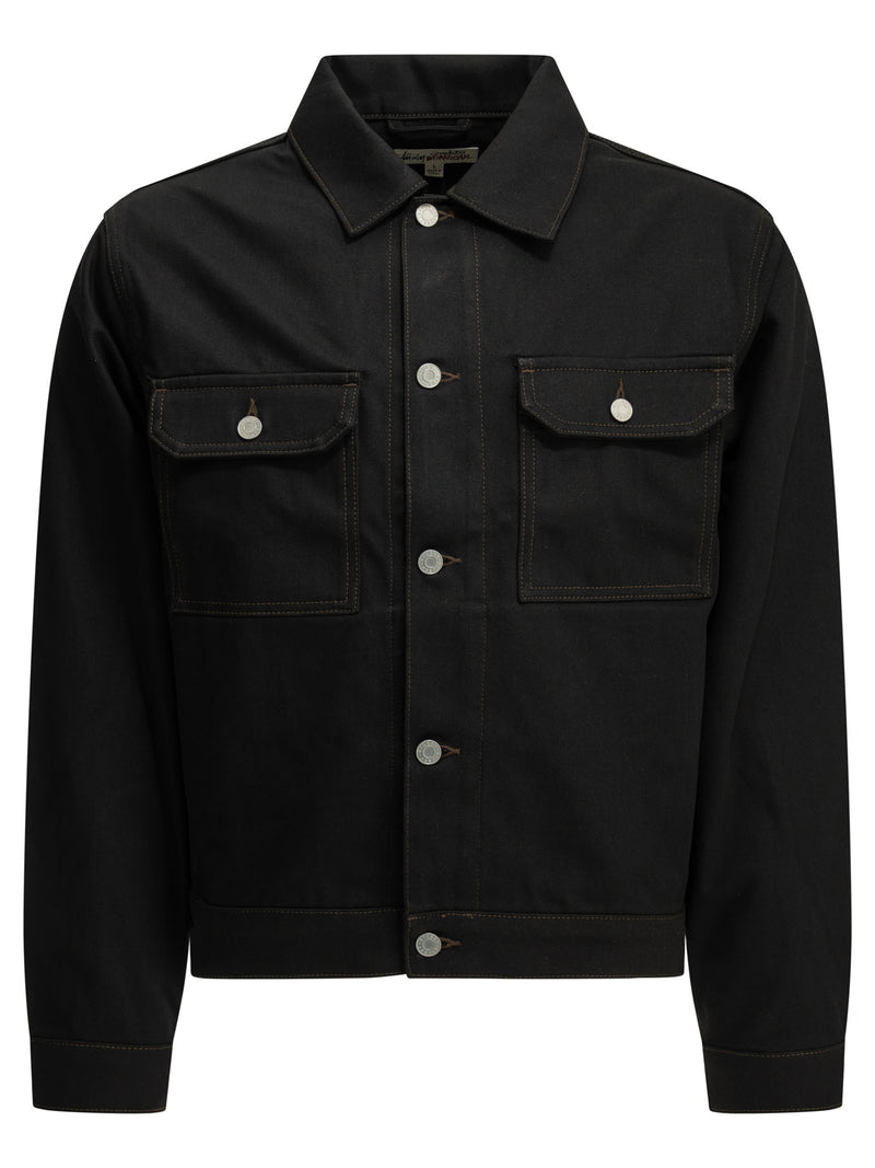 Stüssy Stüssy Raw Black Contrast Stitch Jacket Men - World Class Fashion