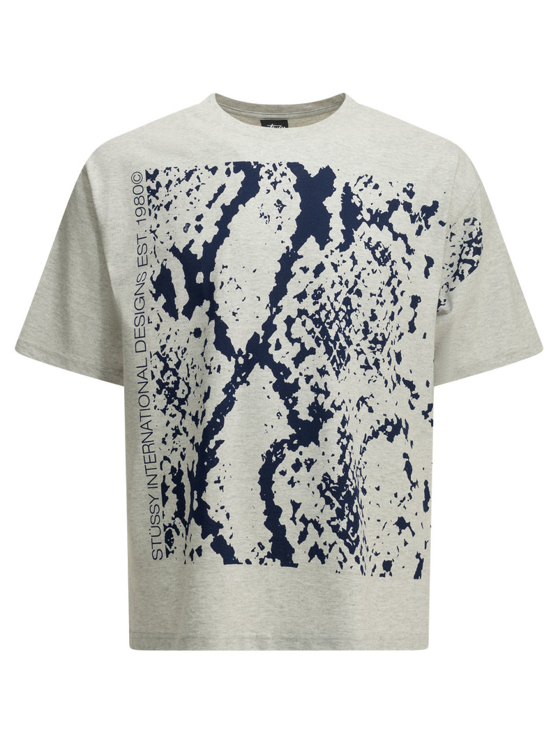 Stüssy Stüssy Cotton T-Shirt Grey Men - World Class Fashion