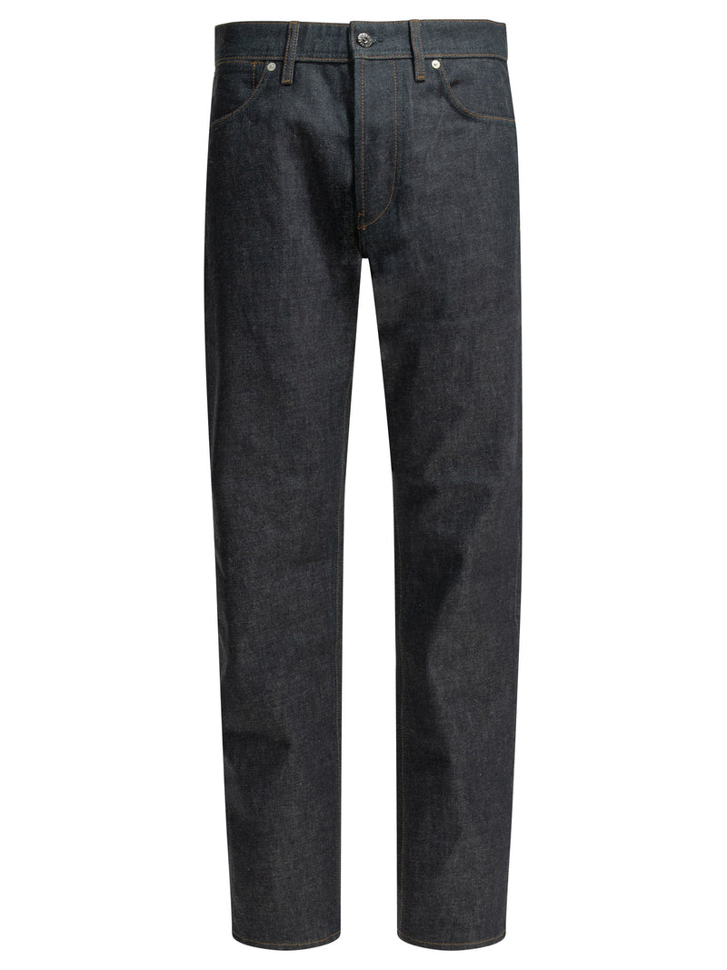 Stone Island Stone Island Denim Raw Straight-Leg Jeans Blue - World Class Fashion