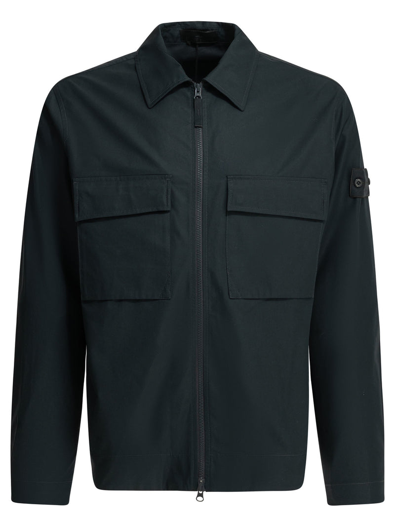 Stone Island Stone Island Overshirt Jacket Blue Men - World Class Fashion