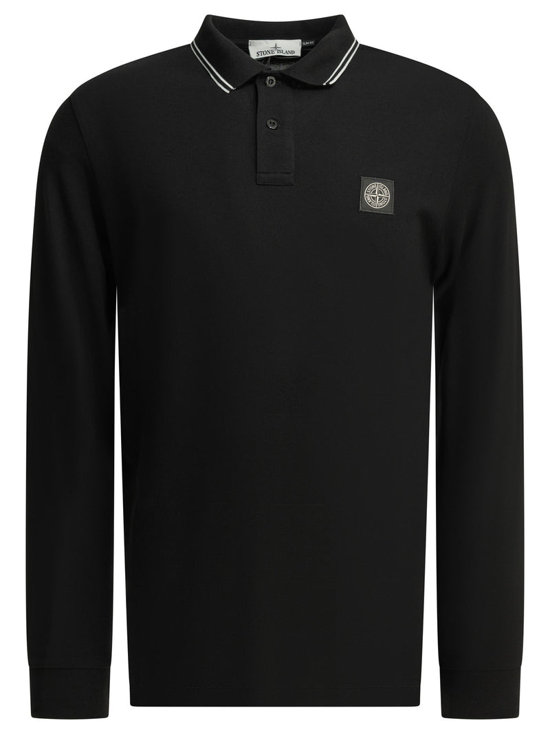 Stone Island Stone Island Button-down Polo Shirt Black Men - World Class Fashion