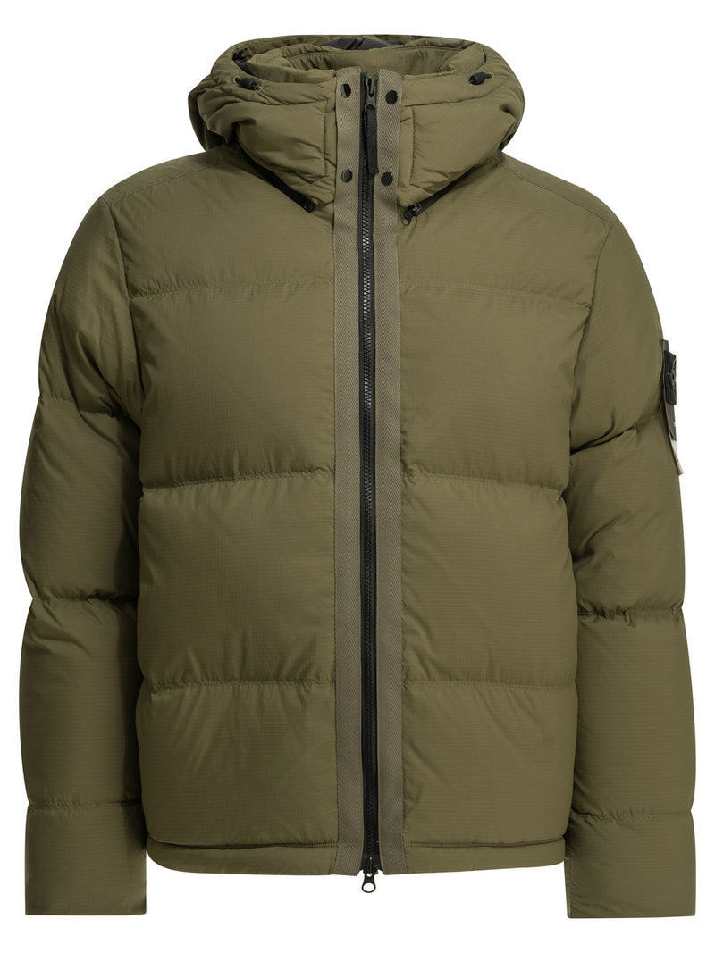 Stone Island Stone Island Matt Ripstop Cordura Down Jacket Green - World Class Fashion