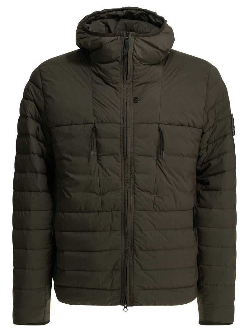 Stone Island Stone Island Seamless Tunnel Nylon Down Jacket Brown - World Class Fashion