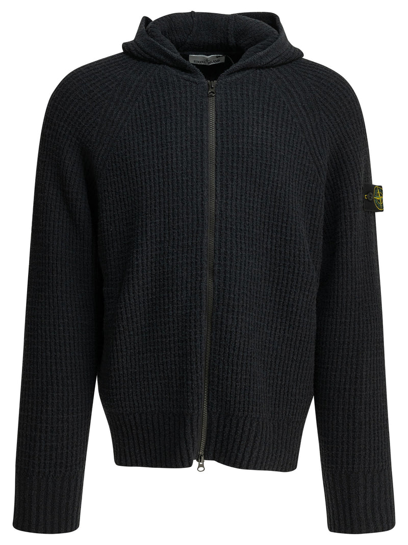 Stone Island Stone Island Zip-up Sweater Black Men - World Class Fashion