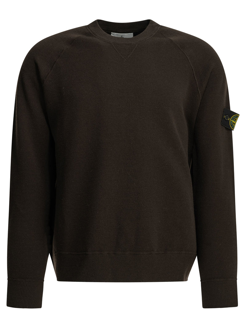 Stone Island Stone Island Crew-neck Sweater Brown Men - World Class Fashion