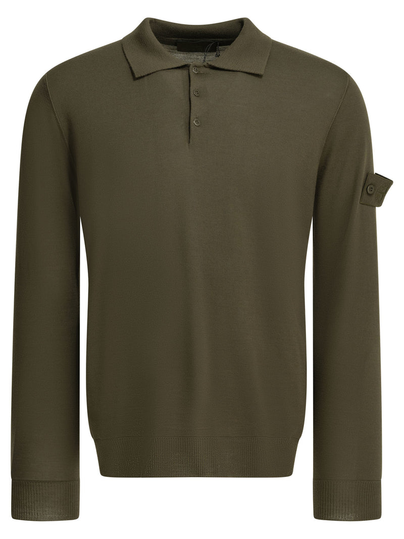 Stone Island Stone Island Ghost Polo Sweater Green Men - World Class Fashion