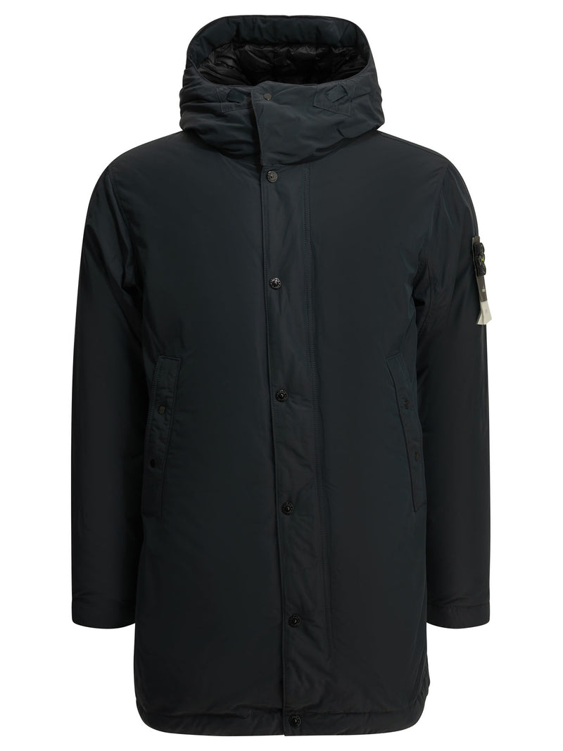 Stone Island Stone Island Micro Reps Parka Blue - World Class Fashion