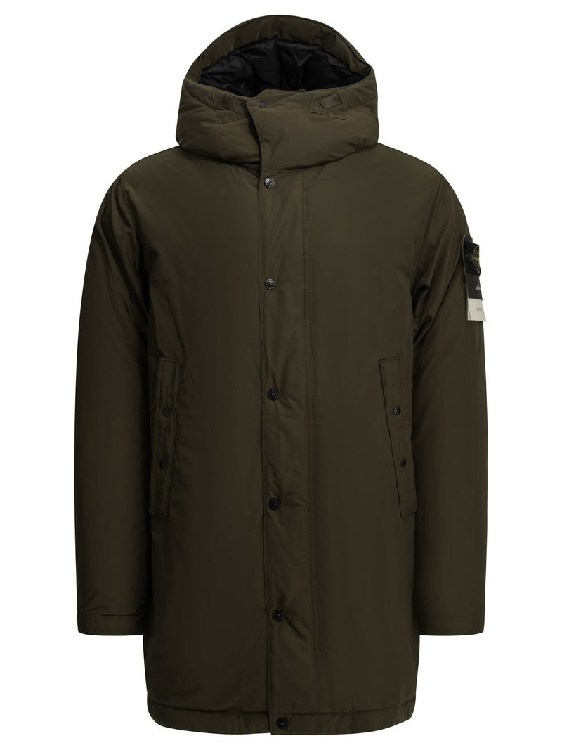 Stone Island Stone Island Micro Reps Parka Brown - World Class Fashion