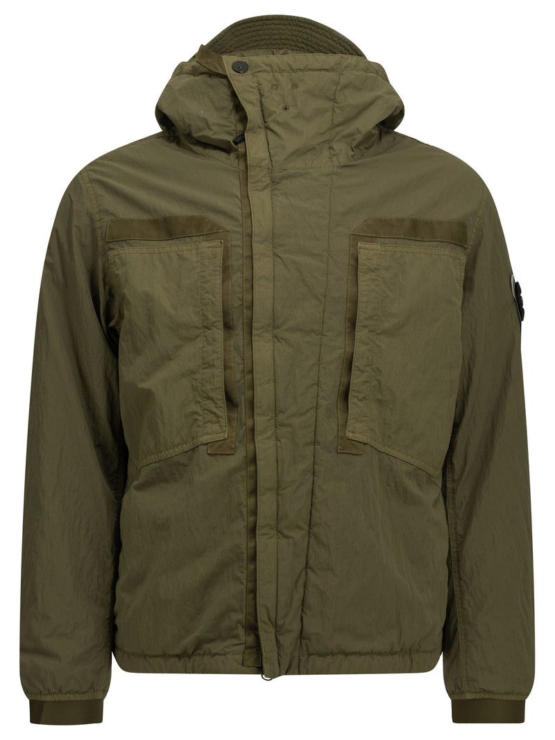 Stone Island Stone Island Warp Rib Parka Green - World Class Fashion