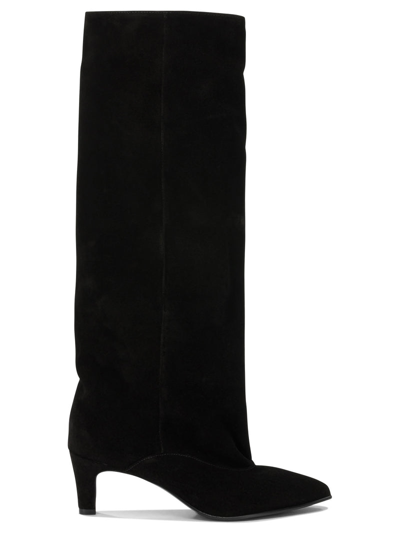 Strategia Strategia A5983 Velour Nero Black Women Boots - World Class Fashion