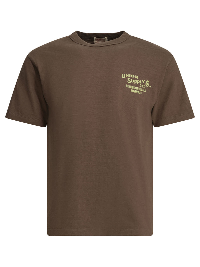 Sun Surf Sun Surf Crewneck T-shirt Brown Men - World Class Fashion
