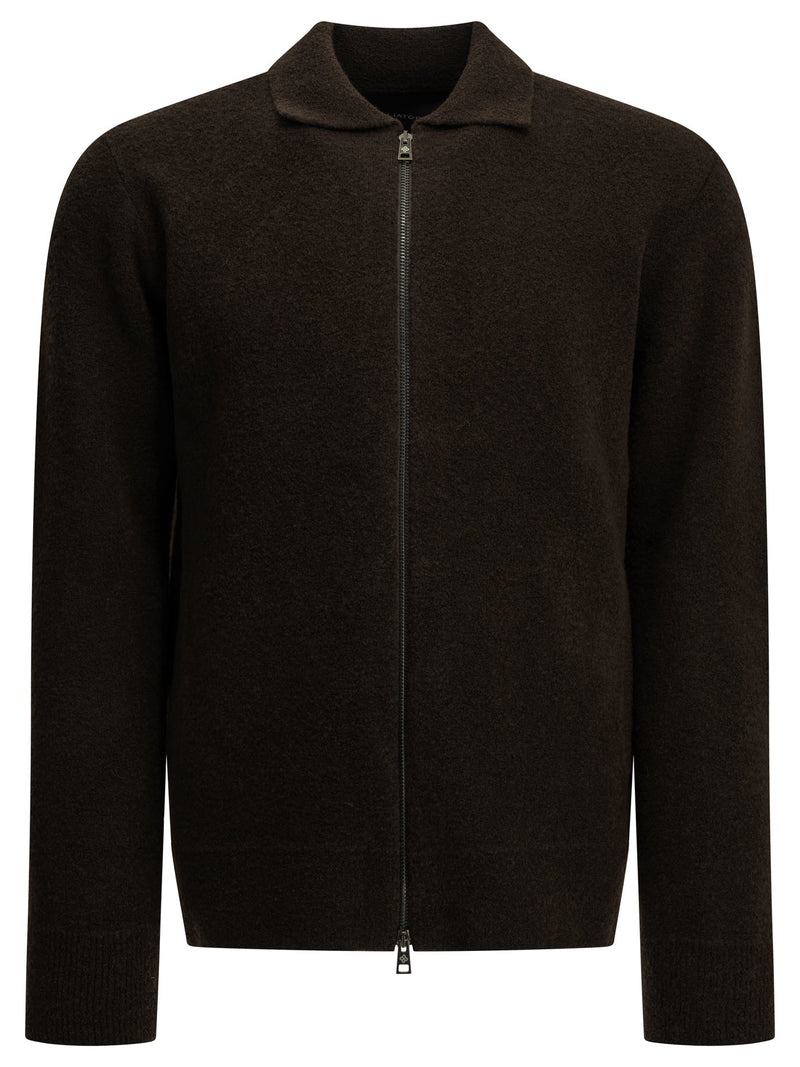 Tagliatore Tagliatore Wool Blend Sweater Brown Men - World Class Fashion