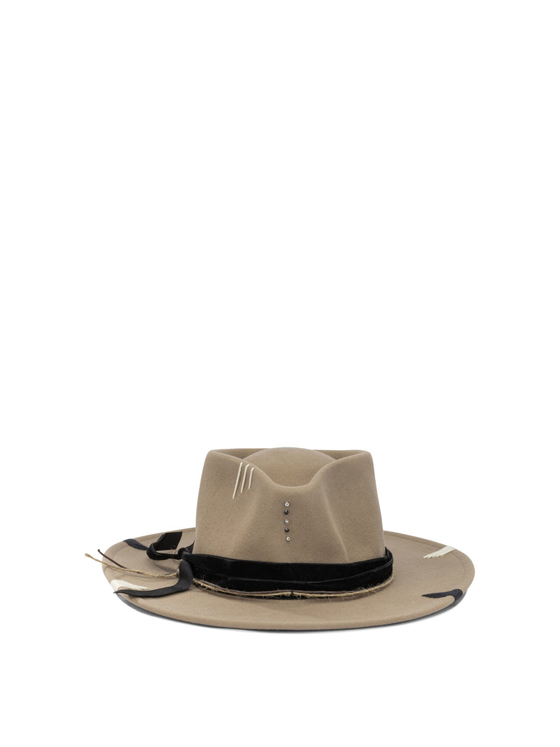 The Hat Gang The Hat Gang Wool Hat Beige Men - World Class Fashion
