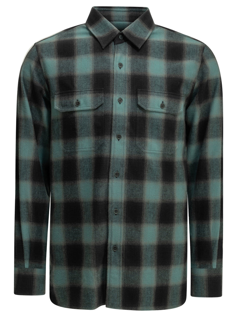 Tom Ford Tom Ford Military Casual Shirt Light Blue - World Class Fashion