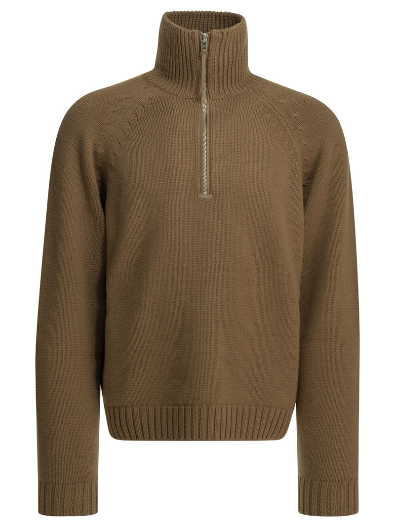 Tom Ford Tom Ford Cashmere Wool Blend Half-zip Sweater - World Class Fashion