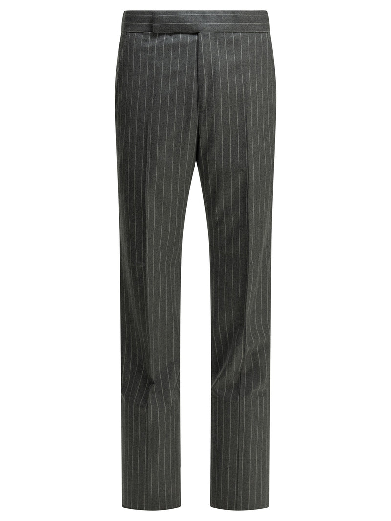 Tom Ford Tom Ford Tailored Wool Pants Grey Men - World Class Fashion