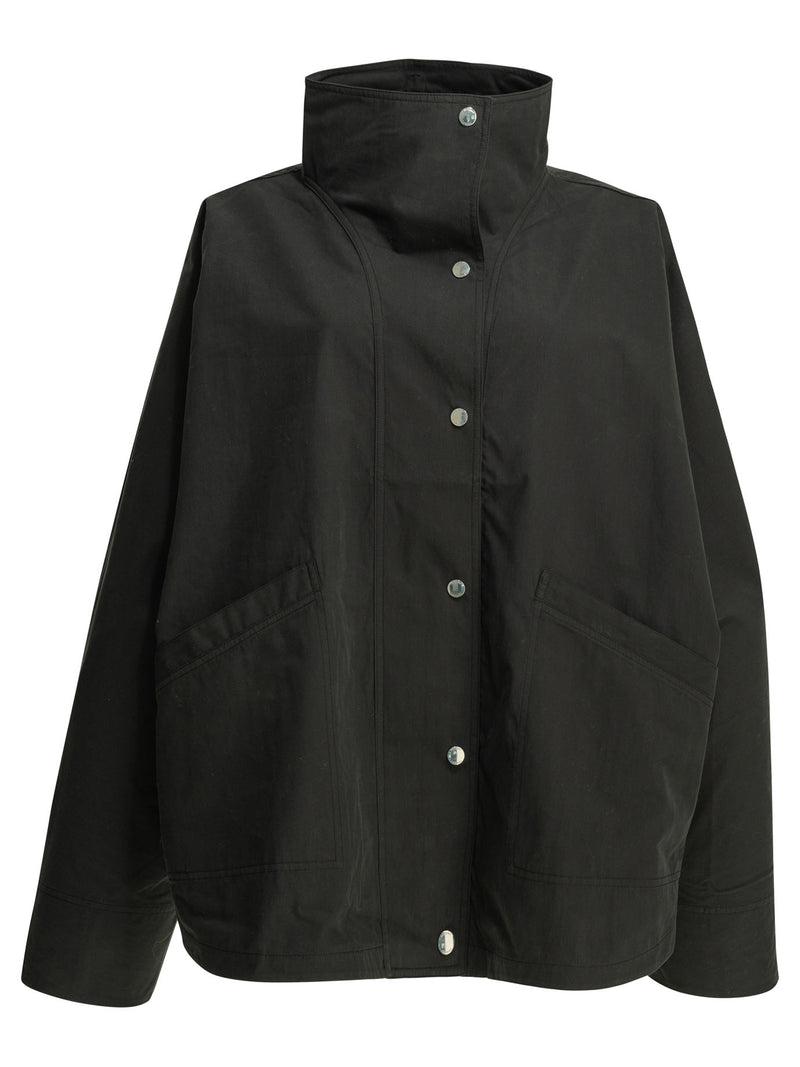 Toteme Chaqueta cortavientos paracaídas Toteme Summer negra - World Class Fashion