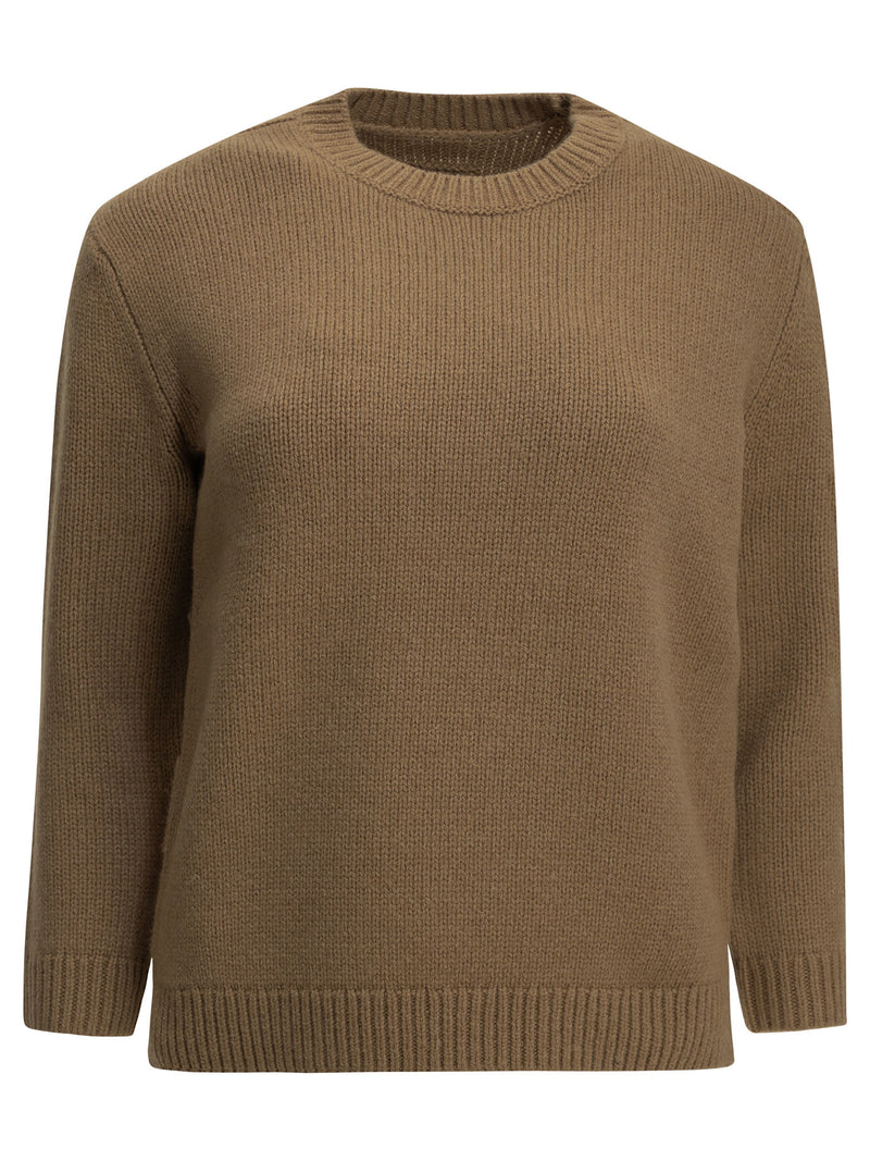 Toteme Toteme Camel Crew-neck Sweater Women - World Class Fashion