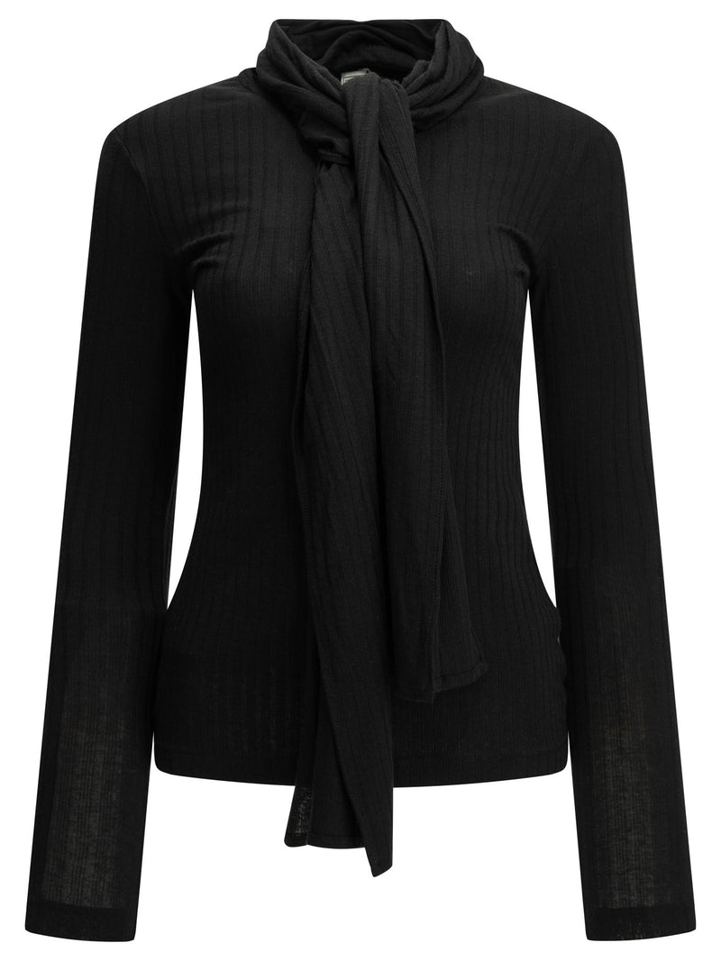 Toteme Toteme Cardigan With A Bow Black Women - World Class Fashion