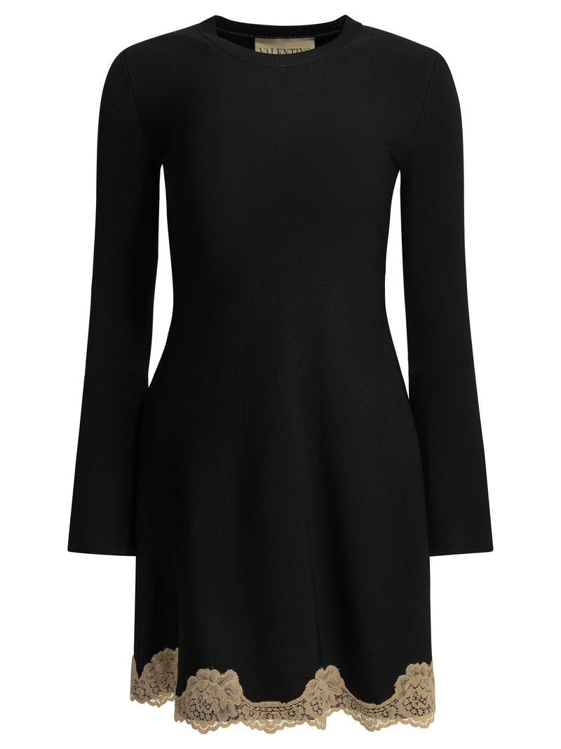 Valentino Valentino Short Flared Dress Black Women - World Class Fashion