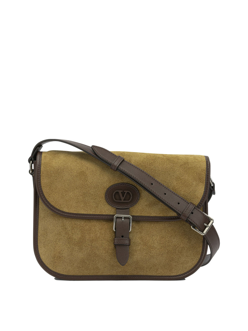 Valentino Garavani Valentino Garavani Antibes Small Shoulder Bag Beige - World Class Fashion