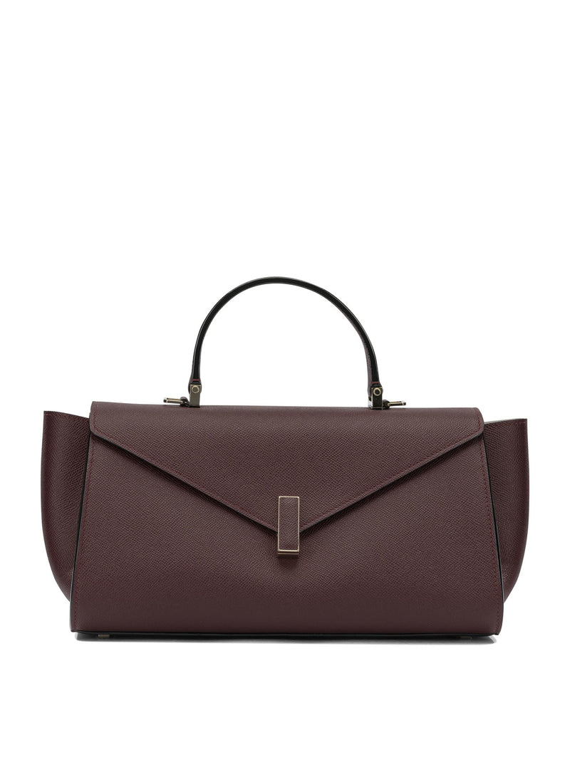 Valextra Valextra Iside Editor Medium Handbag Bordeaux - World Class Fashion