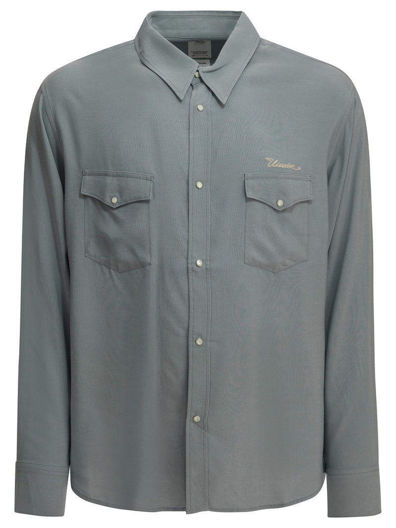 Visvim Visvim Meridian Casual Shirt Grey - World Class Fashion