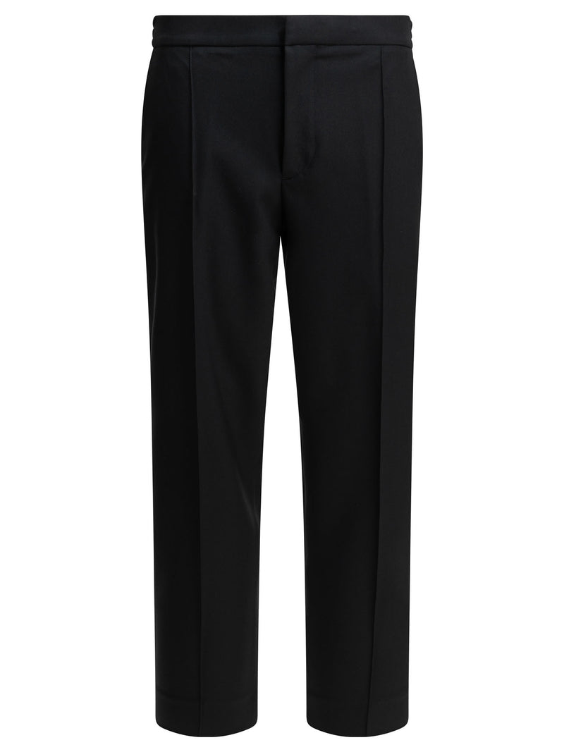 Zegna Zegna Tailored Wool Pants Blue Men - World Class Fashion