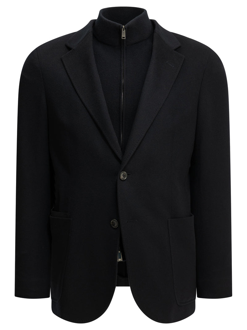 Zegna Zegna Cashmere Blazer Blue Men - World Class Fashion