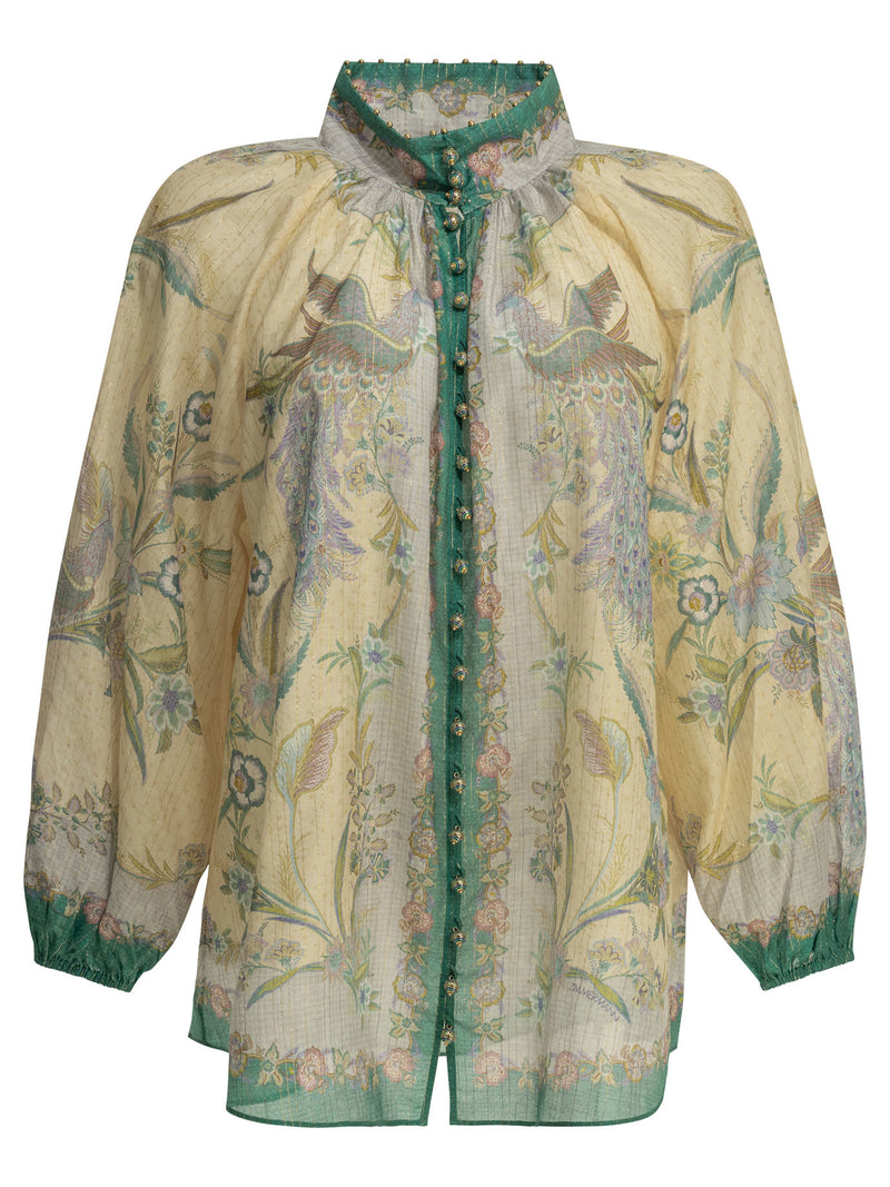 Zimmermann Zimmermann Indra Casual Shirt Light Blue - World Class Fashion
